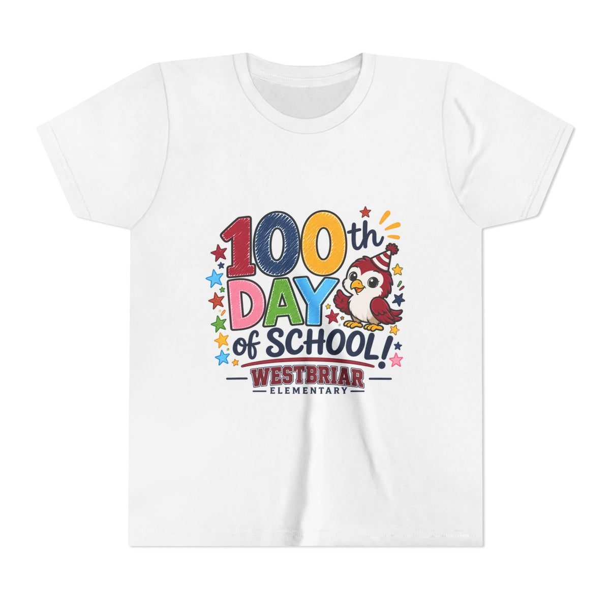 100th Day of School Youth Short Sleeve Tee