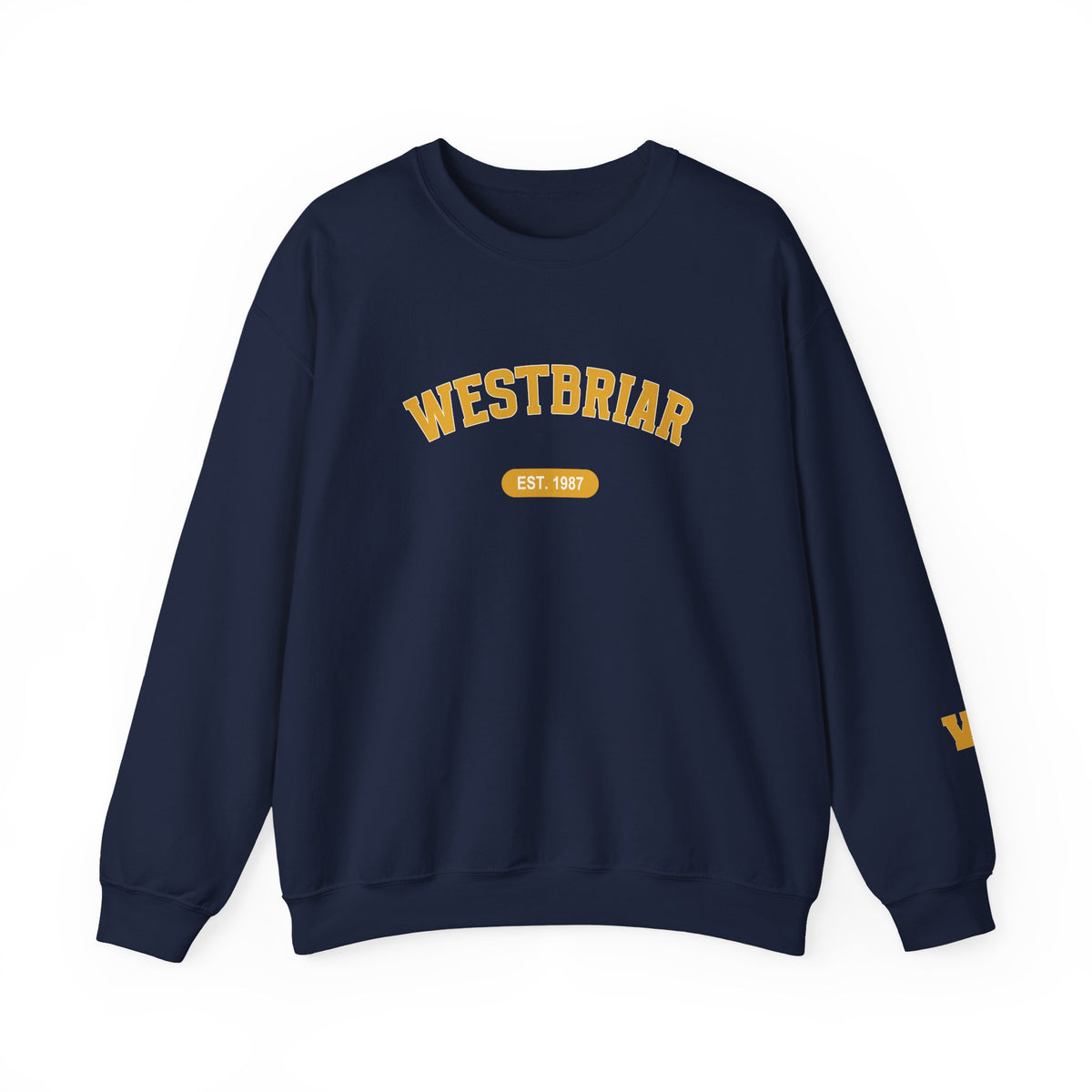 Westbriar Navy Collegiate Crewneck