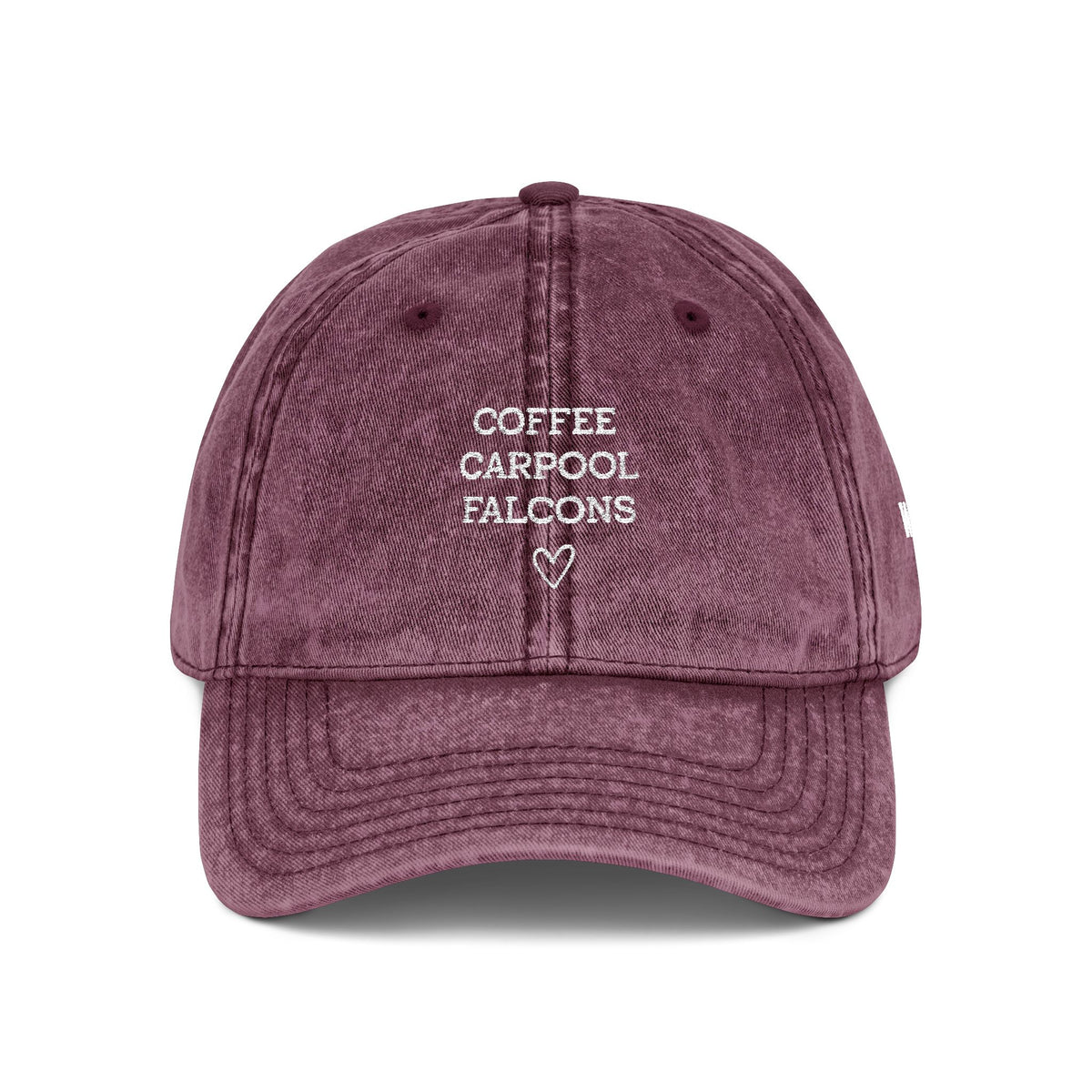 Coffee • Carpool • Falcons Vintage Hat — Embroidered