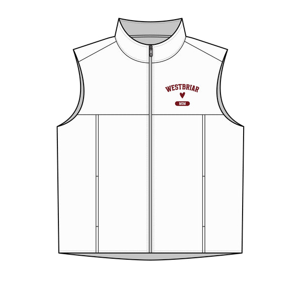 Westbriar Mom White Puffy Vest