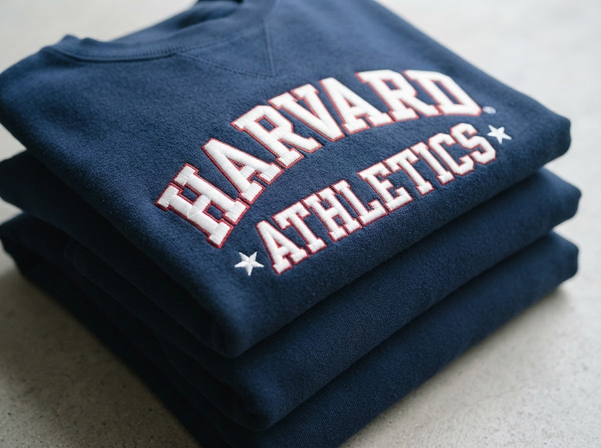 Folded Westbriar Athletics sweatshirts