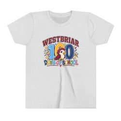 Westbriar 100 Days of School Youth Short Sleeve Tee