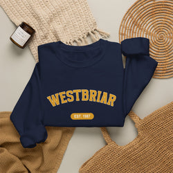 Westbriar Navy Collegiate Crewneck