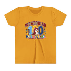 Westbriar 100 Days of School Youth Short Sleeve Tee