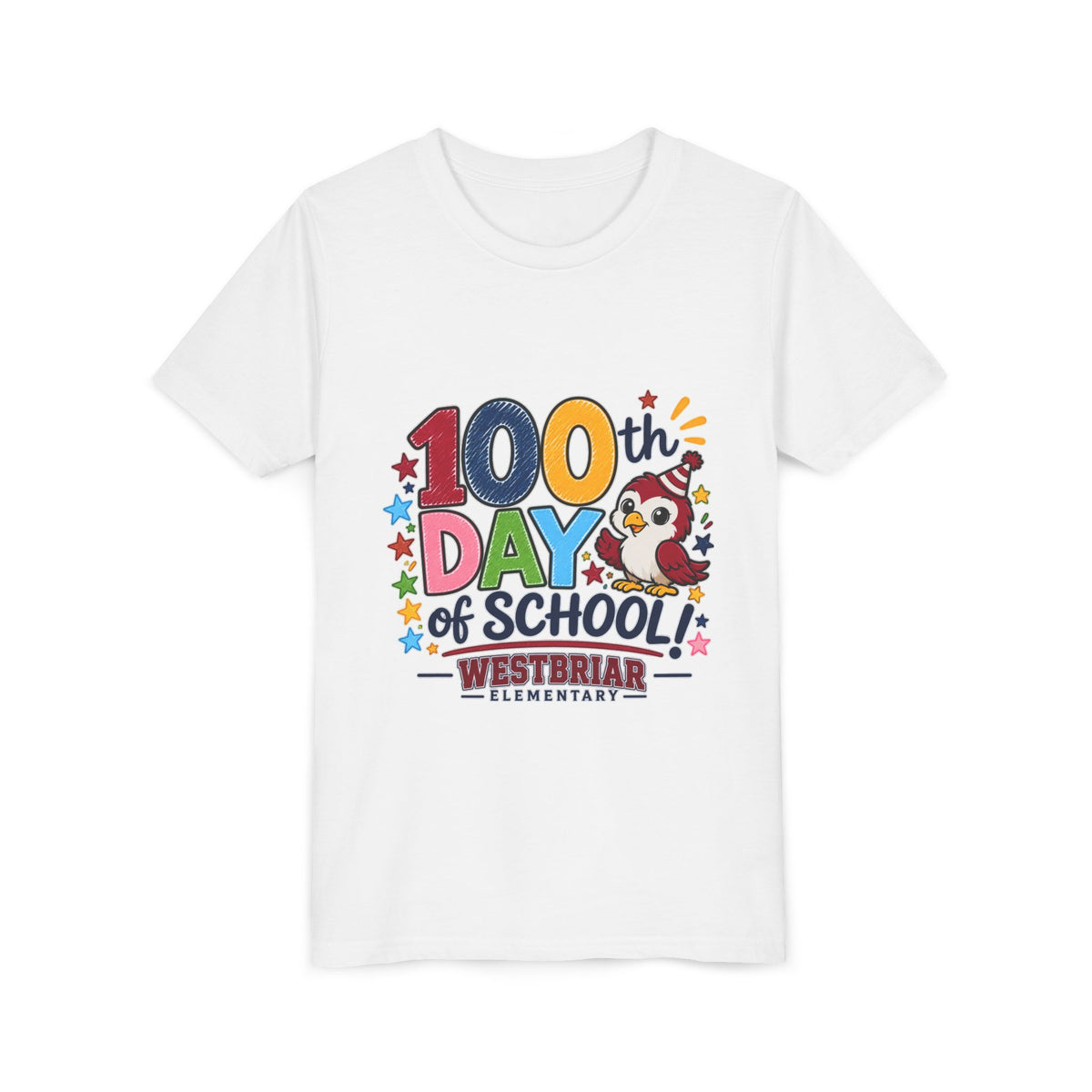 100th Day of School Youth Short Sleeve Tee