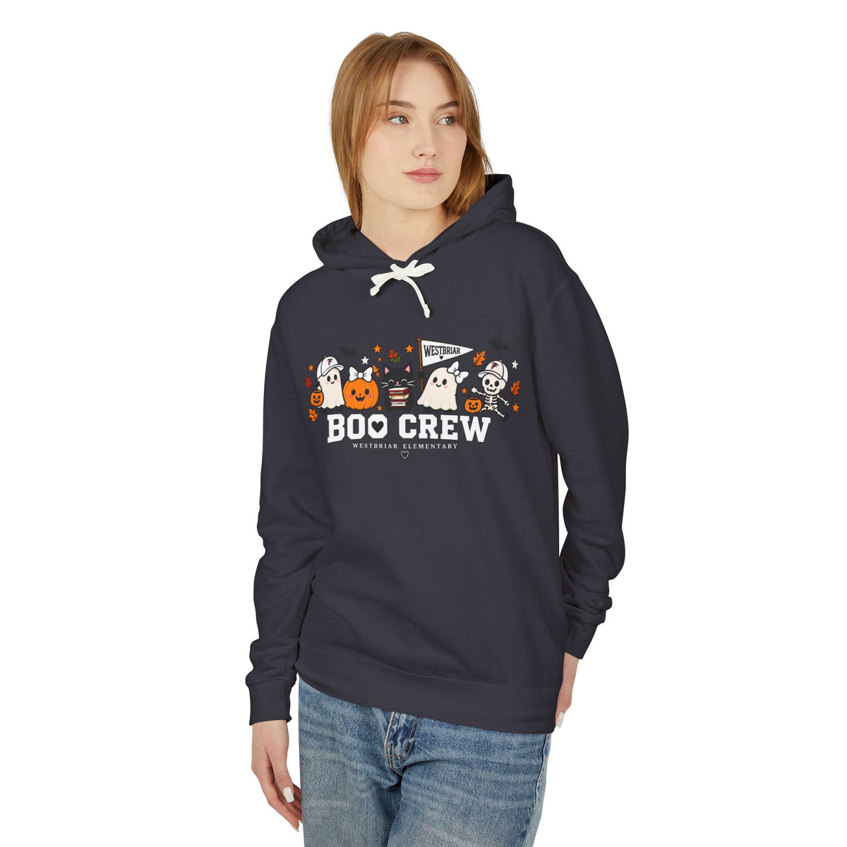 Adult Boo Crew Lightweight Hooded Sweatshirt