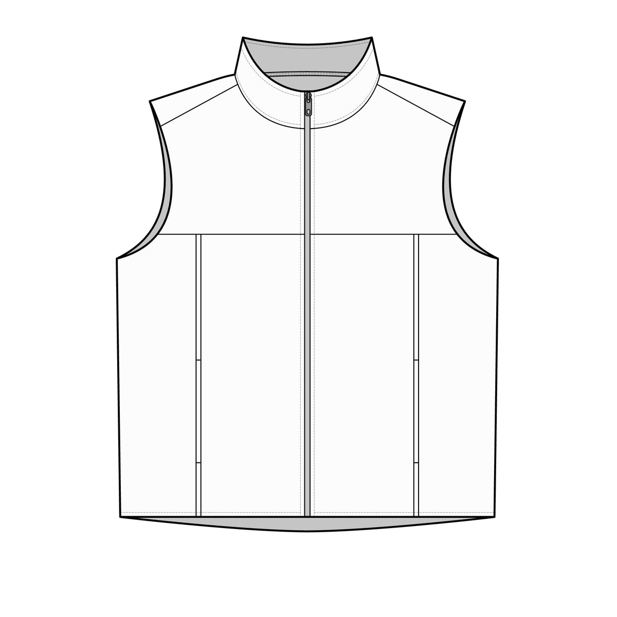 Westbriar Mom White Puffy Vest