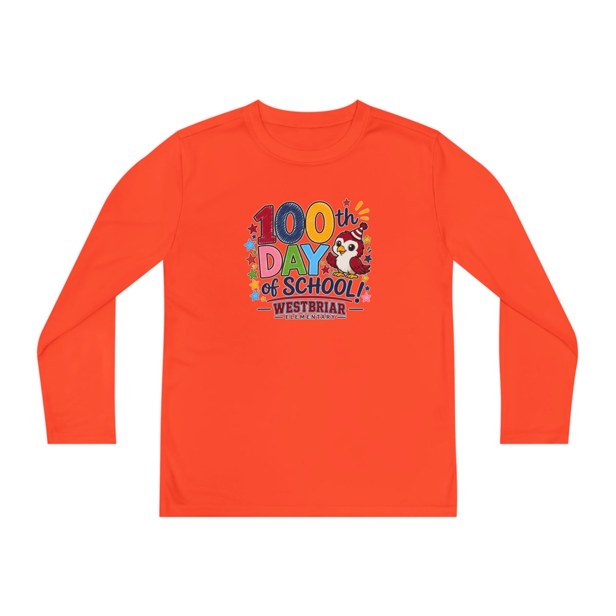 Youth 100th Day of School Long Sleeve Shirt