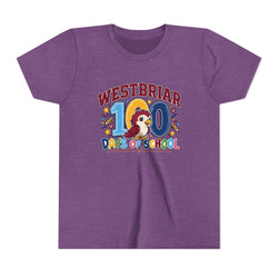 Westbriar 100 Days of School Youth Short Sleeve Tee