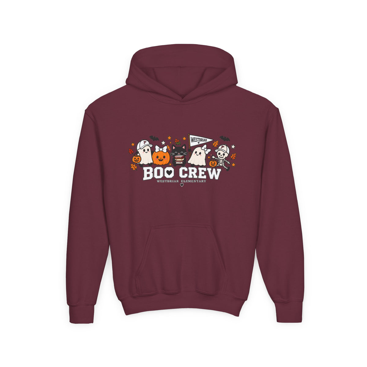 Boo Crew Youth - Heavy Blend Hooded Sweatshirt