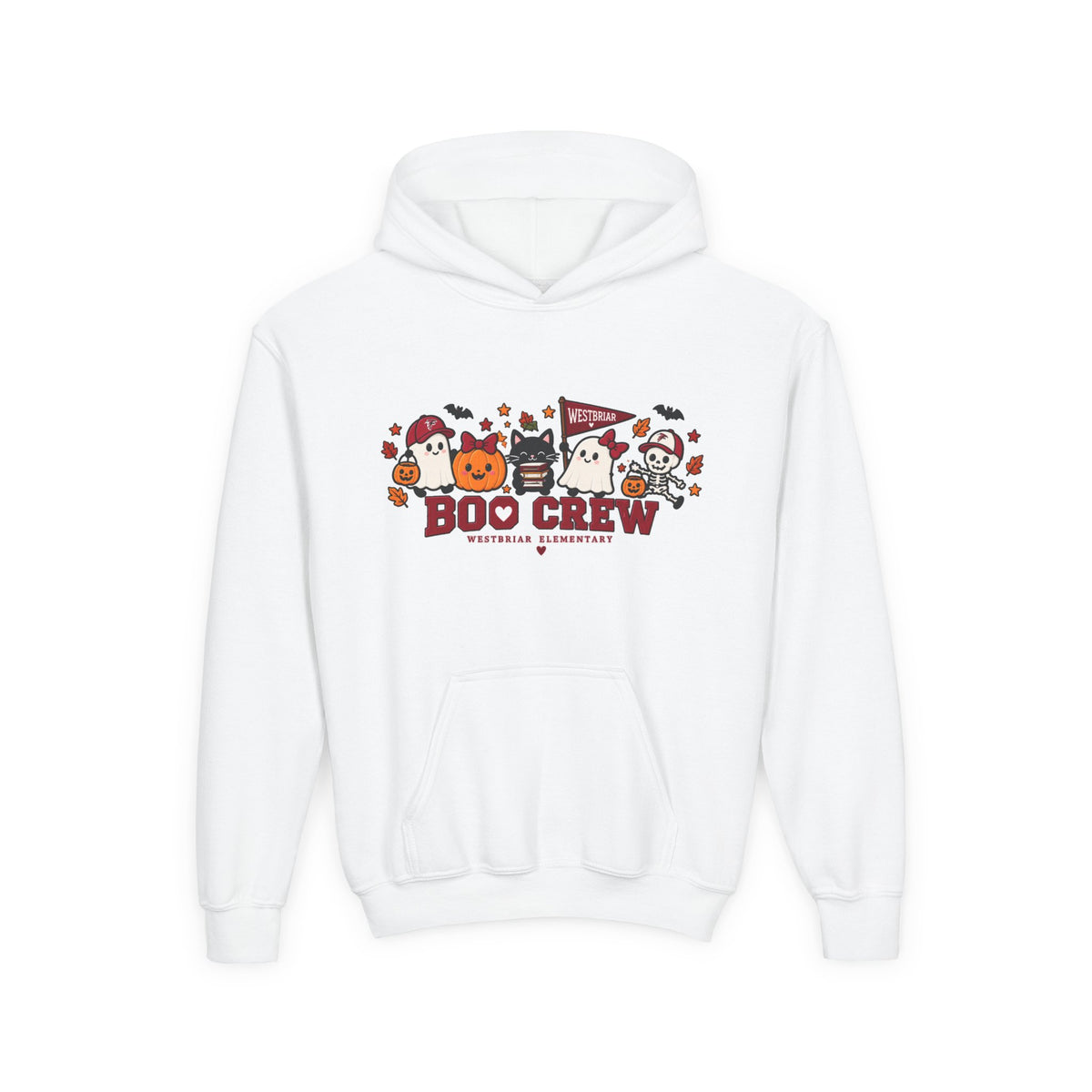 Boo Crew Youth - Heavy Blend Hooded Sweatshirt
