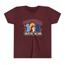 Westbriar 100 Days of School Youth Short Sleeve Tee