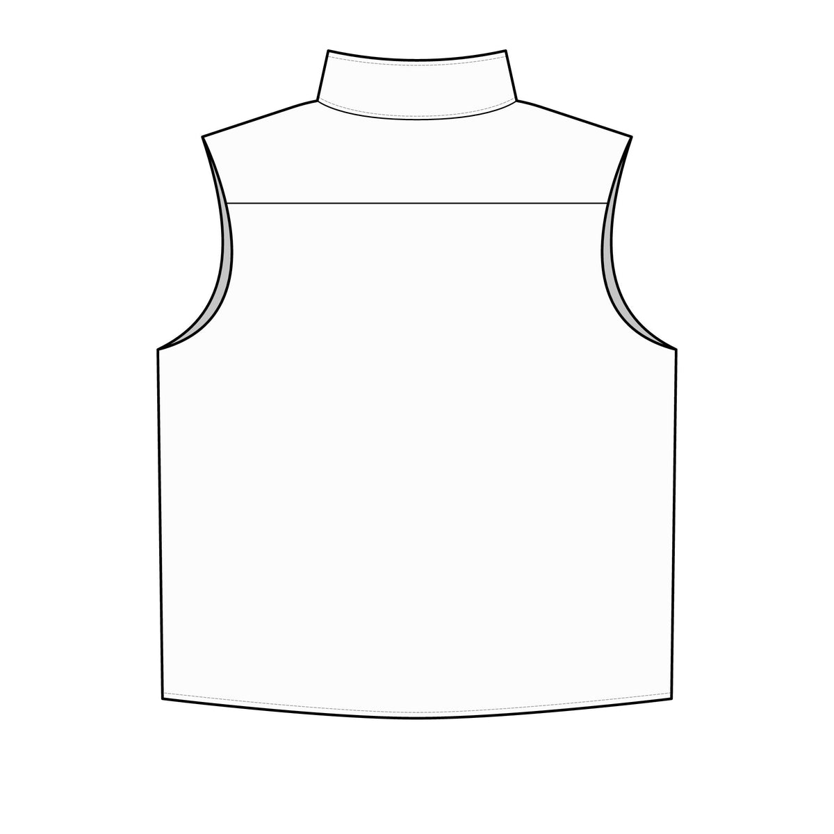 Westbriar Mom White Puffy Vest