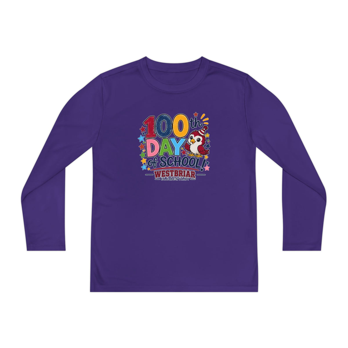 Youth 100th Day of School Long Sleeve Shirt