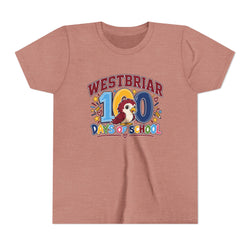 Westbriar 100 Days of School Youth Short Sleeve Tee